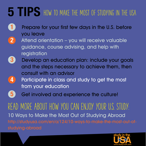 blog Image 5 Tips: How to Make the Most of Studying in the USA